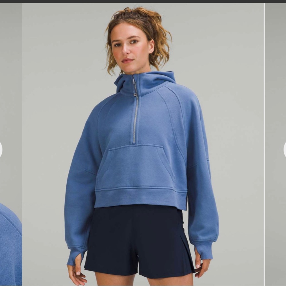 Lululemon scuba oversized scuba half zip
